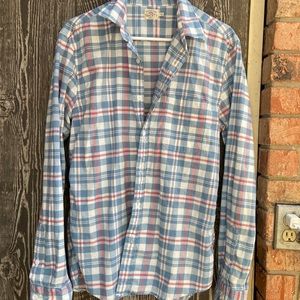 Faherty Brand Plaid Long-sleeve Button-up